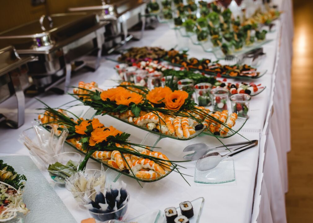 Book somewhere with on-site catering